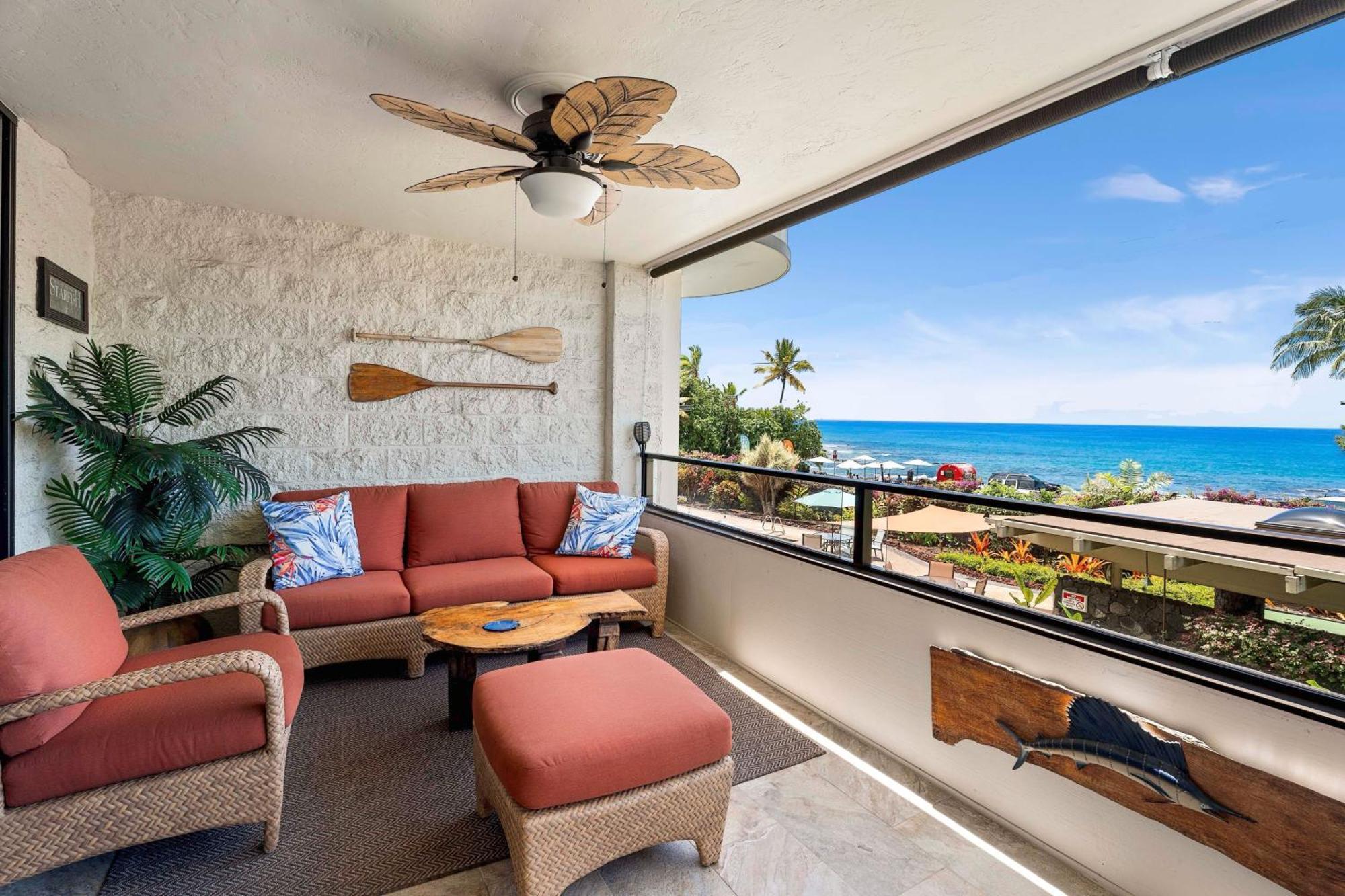 Direct Oceanview Paradise In A Luxury Condo 2B2B,Ac Кайлуа-Кона Екстер'єр фото